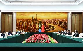 CHINA-BEIJING-LI ZHANSHU-TANZANIAN PRESIDENT-MEETING (CN)