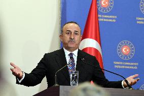 TÜRKIYE-ISTANBUL-FM-NATO-CHIEF-PRESS CONFERENCE