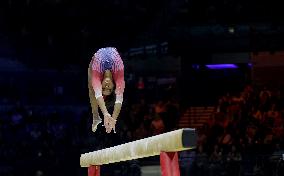 (SP)BRITAIN-LIVERPOOL-ARTISTIC GYMNASTICS-WORLD CHAMPIONSHIPS-WOMEN'S ALL-AROUND FINAL