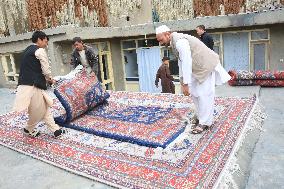 AFGHANISTAN-KABUL-CARPET-CHINA
