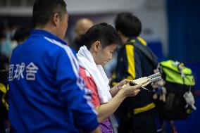 (SP)CHINA-HUBEI-HUANGSHI-TABLE TENNIS-NATIONAL CHAMPIONSHIPS-WOMEN'S TEAM (CN)