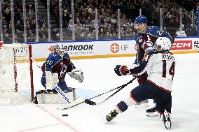 NHL match Columbus Blue Jackets vs Colorado Avalanche