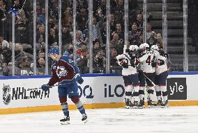 NHL match Columbus Blue Jackets vs Colorado Avalanche