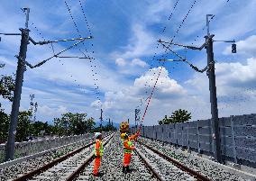 INDONESIA-JAKARTA-BANDUNG-HIGH SPEED RAILWAY-TRIAL SECTION
