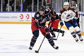 NHL match Colorado Avalanche vs Columbus Blue Jackets