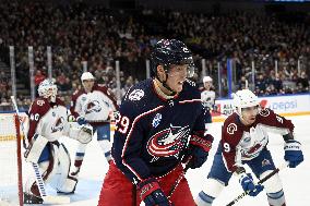 NHL match Colorado Avalanche vs Columbus Blue Jackets