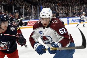 NHL match Colorado Avalanche vs Columbus Blue Jackets