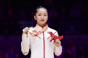 (SP)BRITAIN-LIVERPOOL-ARTISTIC GYMNASTICS-WORLD CHAMPIONSHIPS-WOMEN'S UNEVEN BARS FINAL