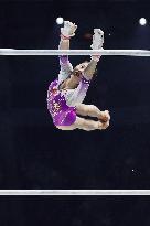 (SP)BRITAIN-LIVERPOOL-ARTISTIC GYMNASTICS-WORLD CHAMPIONSHIPS-WOMEN'S UNEVEN BARS FINAL