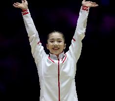 (SP)BRITAIN-LIVERPOOL-ARTISTIC GYMNASTICS-WORLD CHAMPIONSHIPS-WOMEN'S UNEVEN BARS FINAL