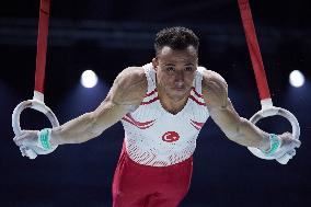 (SP)BRITAIN-LIVERPOOL-ARTISTIC GYMNASTICS-WORLD CHAMPIONSHIPS-MEN'S RINGS FINAL