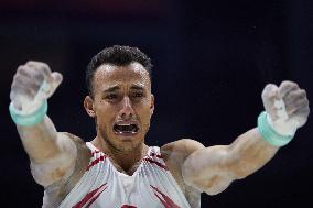 (SP)BRITAIN-LIVERPOOL-ARTISTIC GYMNASTICS-WORLD CHAMPIONSHIPS-MEN'S RINGS FINAL