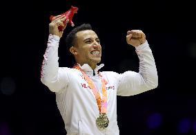 (SP)BRITAIN-LIVERPOOL-ARTISTIC GYMNASTICS-WORLD CHAMPIONSHIPS-MEN'S RINGS FINAL