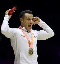 (SP)BRITAIN-LIVERPOOL-ARTISTIC GYMNASTICS-WORLD CHAMPIONSHIPS-MEN'S RINGS FINAL