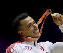 (SP)BRITAIN-LIVERPOOL-ARTISTIC GYMNASTICS-WORLD CHAMPIONSHIPS-MEN'S RINGS FINAL