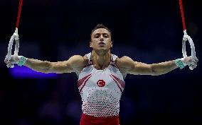 (SP)BRITAIN-LIVERPOOL-ARTISTIC GYMNASTICS-WORLD CHAMPIONSHIPS-MEN'S RINGS FINAL