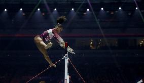 (SP)BRITAIN-LIVERPOOL-ARTISTIC GYMNASTICS-WORLD CHAMPIONSHIPS-WOMEN'S UNEVEN BARS FINAL