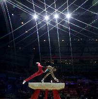 (SP)BRITAIN-LIVERPOOL-ARTISTIC GYMNASTICS-WORLD CHAMPIONSHIPS-MEN'S POMMEL HORSE FINAL