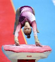 (SP)BRITAIN-LIVERPOOL-ARTISTIC GYMNASTICS-WORLD CHAMPIONSHIPS-WOMEN'S VAULT FINAL