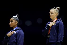 (SP)BRITAIN-LIVERPOOL-ARTISTIC GYMNASTICS-WORLD CHAMPIONSHIPS-WOMEN'S VAULT FINAL