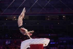 (SP)BRITAIN-LIVERPOOL-ARTISTIC GYMNASTICS-WORLD CHAMPIONSHIPS-WOMEN'S VAULT FINAL