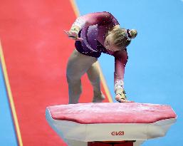 (SP)BRITAIN-LIVERPOOL-ARTISTIC GYMNASTICS-WORLD CHAMPIONSHIPS-WOMEN'S VAULT FINAL