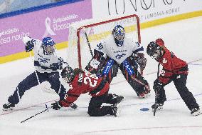 Ringette World Championships final match Finland vs Canada - Presidents Trophy