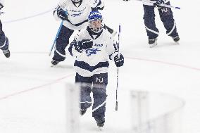 Ringette World Championships final match Finland vs Canada - Presidents Trophy