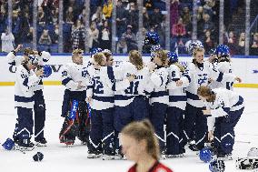 Ringette World Championships final match Finland vs Canada - Presidents Trophy