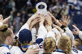 Ringette World Championships final match Finland vs Canada - Presidents Trophy