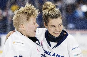 Ringette World Championships final match Finland vs Canada - Presidents Trophy