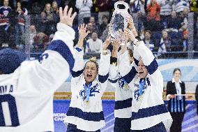 Ringette World Championships final match Finland vs Canada - Presidents Trophy