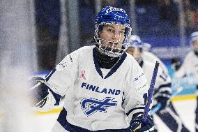 Ringette World Championships final match Finland vs Canada - Presidents Trophy