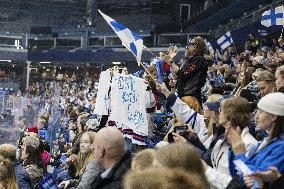 Ringette World Championships final match Finland vs Canada - Presidents Trophy