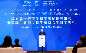 CHINA-SHANGHAI-WORLD LAUREATES FORUM (CN)