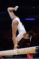 (SP)BRITAIN-LIVERPOOL-ARTISTIC GYMNASTICS-WORLD CHAMPIONSHIPS-WOMEN'S BALANCE BEAM FINAL