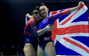 (SP)BRITAIN-LIVERPOOL-ARTISTIC GYMNASTICS-WORLD CHAMPIONSHIPS-WOMEN'S FLOOR EXERCISE FINAL