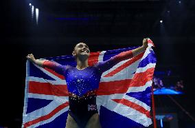 (SP)BRITAIN-LIVERPOOL-ARTISTIC GYMNASTICS-WORLD CHAMPIONSHIPS-WOMEN'S FLOOR EXERCISE FINAL