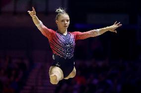 (SP)BRITAIN-LIVERPOOL-ARTISTIC GYMNASTICS-WORLD CHAMPIONSHIPS-WOMEN'S FLOOR EXERCISE FINAL