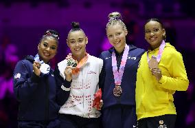 (SP)BRITAIN-LIVERPOOL-ARTISTIC GYMNASTICS-WORLD CHAMPIONSHIPS-WOMEN'S FLOOR EXERCISE FINAL