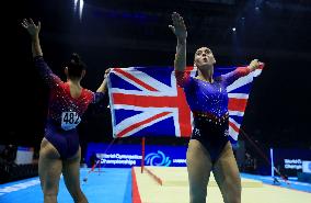 (SP)BRITAIN-LIVERPOOL-ARTISTIC GYMNASTICS-WORLD CHAMPIONSHIPS-WOMEN'S FLOOR EXERCISE FINAL