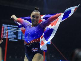 (SP)BRITAIN-LIVERPOOL-ARTISTIC GYMNASTICS-WORLD CHAMPIONSHIPS-WOMEN'S FLOOR EXERCISE FINAL