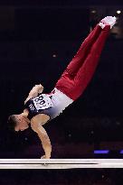 (SP)BRITAIN-LIVERPOOL-ARTISTIC GYMNASTICS-WORLD CHAMPIONSHIPS-MAN'S PARALLEL BARS FINAL