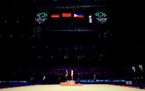 (SP)BRITAIN-LIVERPOOL-ARTISTIC GYMNASTICS-WORLD CHAMPIONSHIPS-MAN'S PARALLEL BARS FINAL