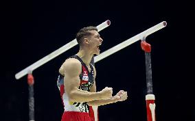 (SP)BRITAIN-LIVERPOOL-ARTISTIC GYMNASTICS-WORLD CHAMPIONSHIPS-MAN'S PARALLEL BARS FINAL