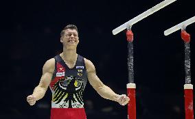 (SP)BRITAIN-LIVERPOOL-ARTISTIC GYMNASTICS-WORLD CHAMPIONSHIPS-MAN'S PARALLEL BARS FINAL