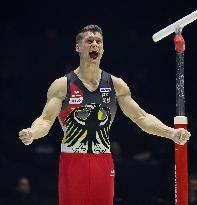 (SP)BRITAIN-LIVERPOOL-ARTISTIC GYMNASTICS-WORLD CHAMPIONSHIPS-MAN'S PARALLEL BARS FINAL