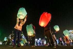 MYANMAR-PYIN OO LWIN-HOT AIR BALLOON FESTIVAL