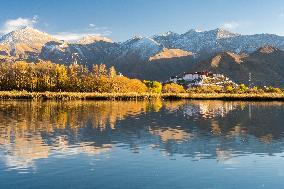 CHINA-TIBET-LHASA-WETLAND-SCENERY (CN)