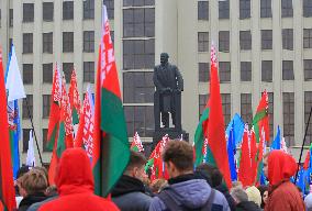 BELARUS-MINSK-OCTOBER REVOLUTION-ANNIVERSARY